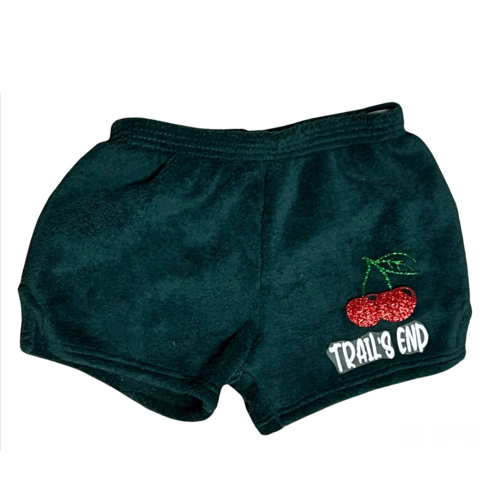 Pajama Shorts  - Cherries with Camp Name Underneath