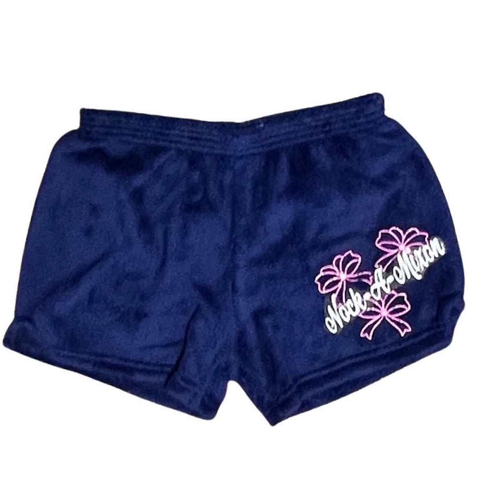 Pajama Shorts  - Bow with Camp Name Overlay