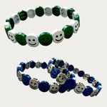 Camp Color Smiley Tile Bracelet