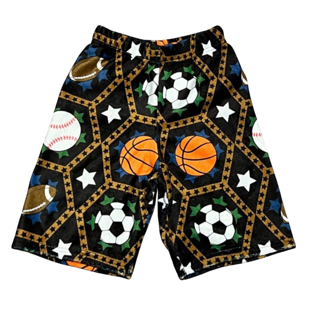 Pajama Shorts (Long/Boys) - All Sports