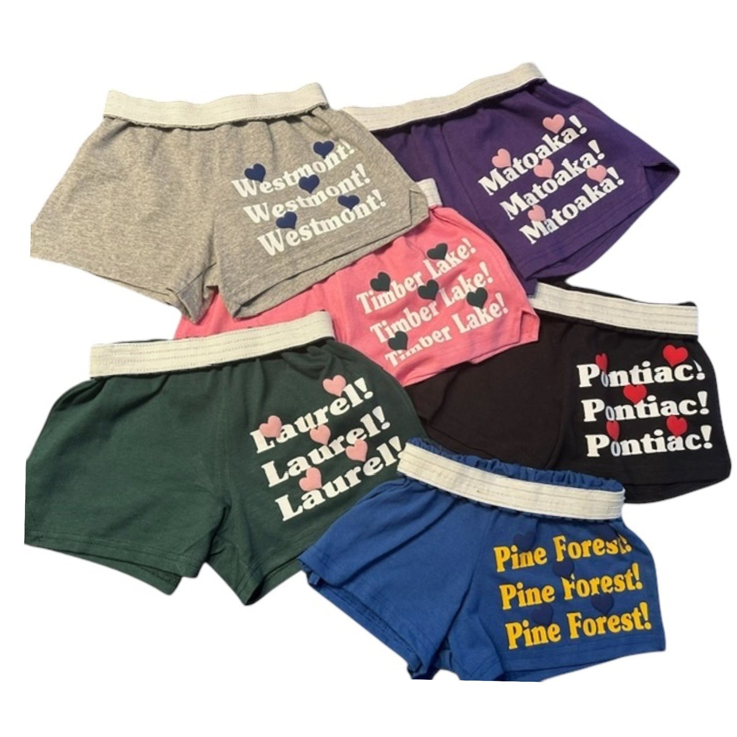 camp puffy Camp Puffy Heart Shorts – Camprageous Gifts