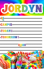 Rainbow Candy Fill-In Custom Notepad