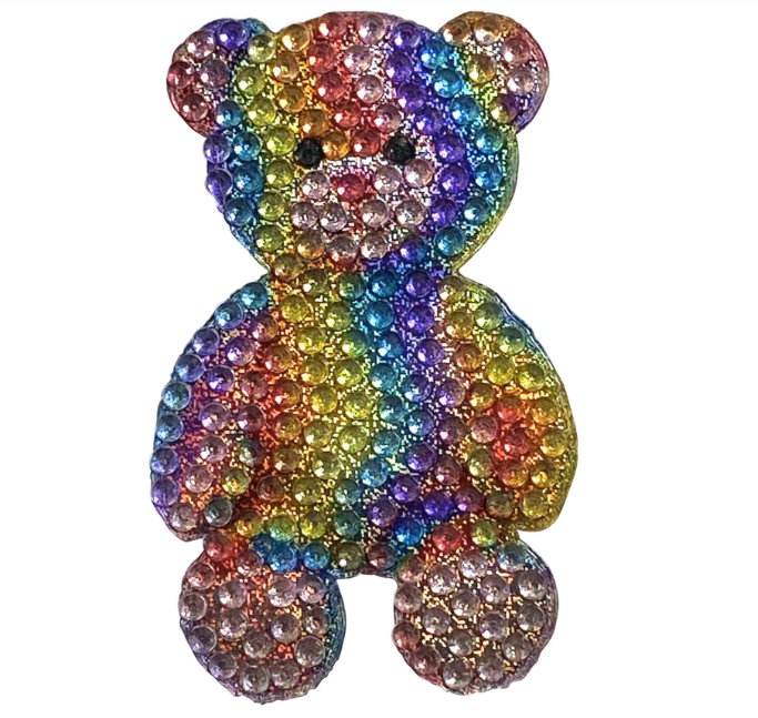 Pastel Teddy Bear - 2" StickerBeans Sticker