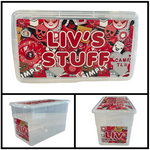 Larger Shoe Box-Sized Storage Box - with Alli Paige pattern