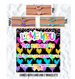 Duo Bracelet Card - Love You