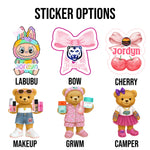 Boxes of Candy Packs with Custom Sticker