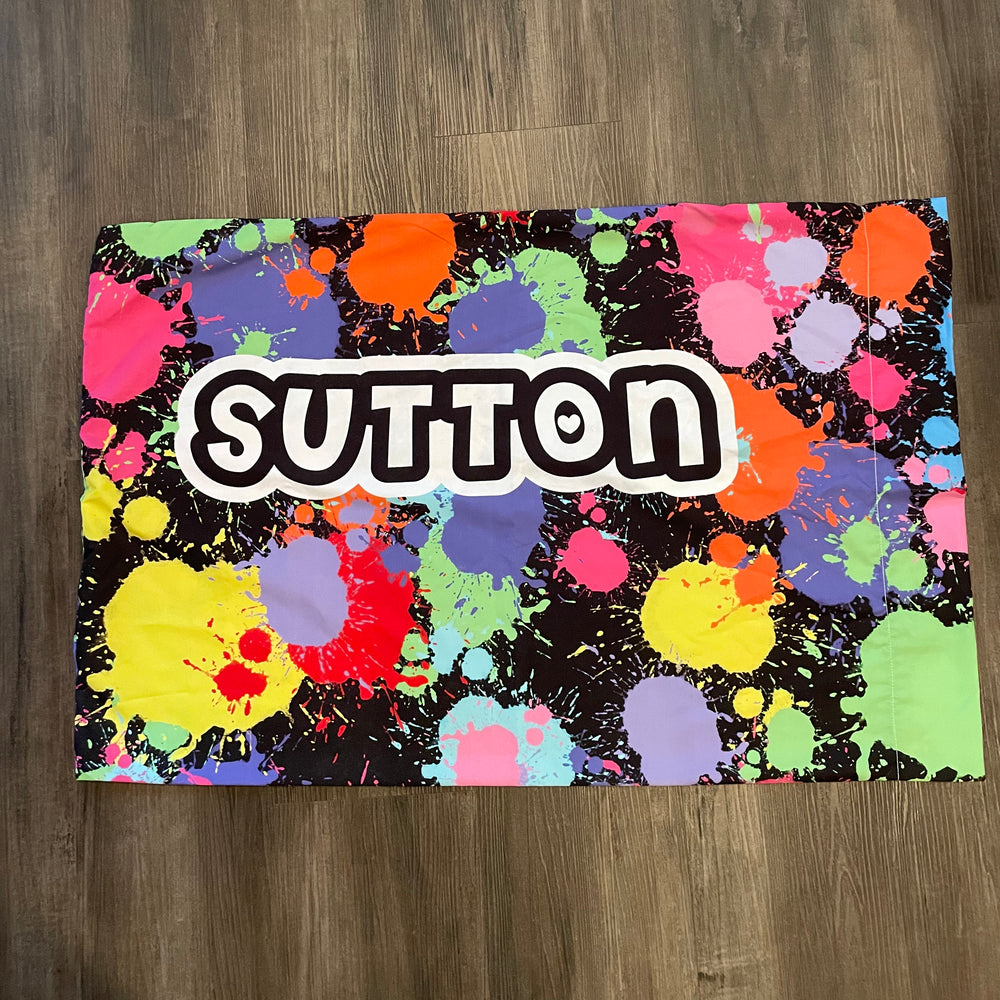 Sample Sale - Sutton  - Splatter Paint Pillow Case