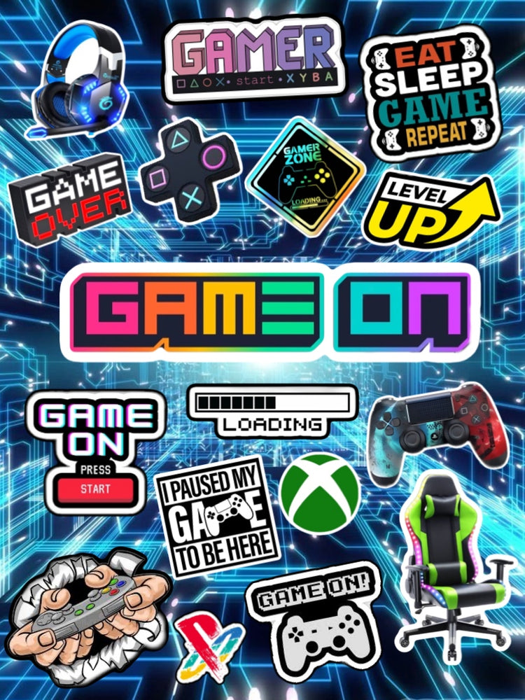 Sticker Greeting Cards - Game On