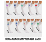 Knee Socks with Camp Name & Design