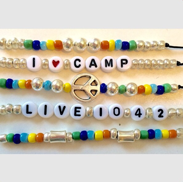5 Strand Generic Rainbow Camp Bracelets
