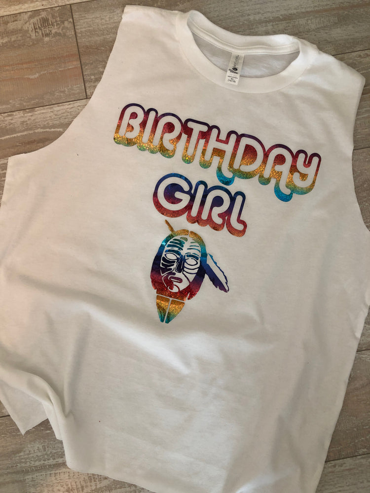 Rainbow Birthday Girl Tank