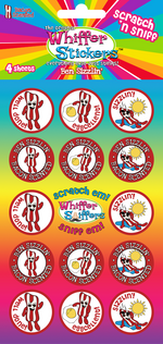 Whiffer Stickers - Scratch 'n Sniff Stickers "Ben Sizzlin' "