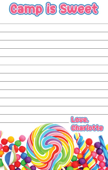 Colorful Candy Personalized Notepad