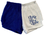 Fuzzy Pajama Shorts (girls) - Love You A Latke