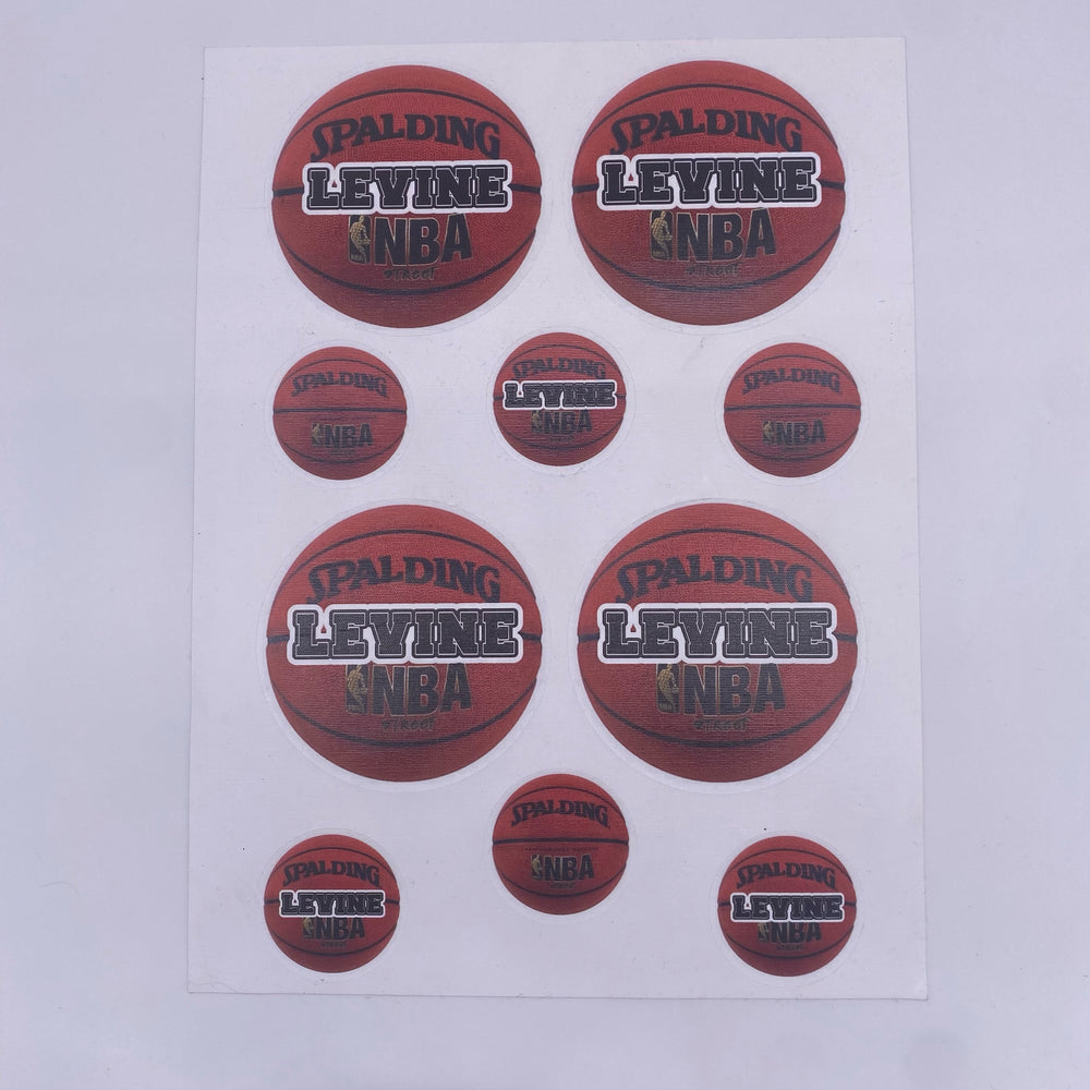 Sample Sale - Levine - Basketball Decals