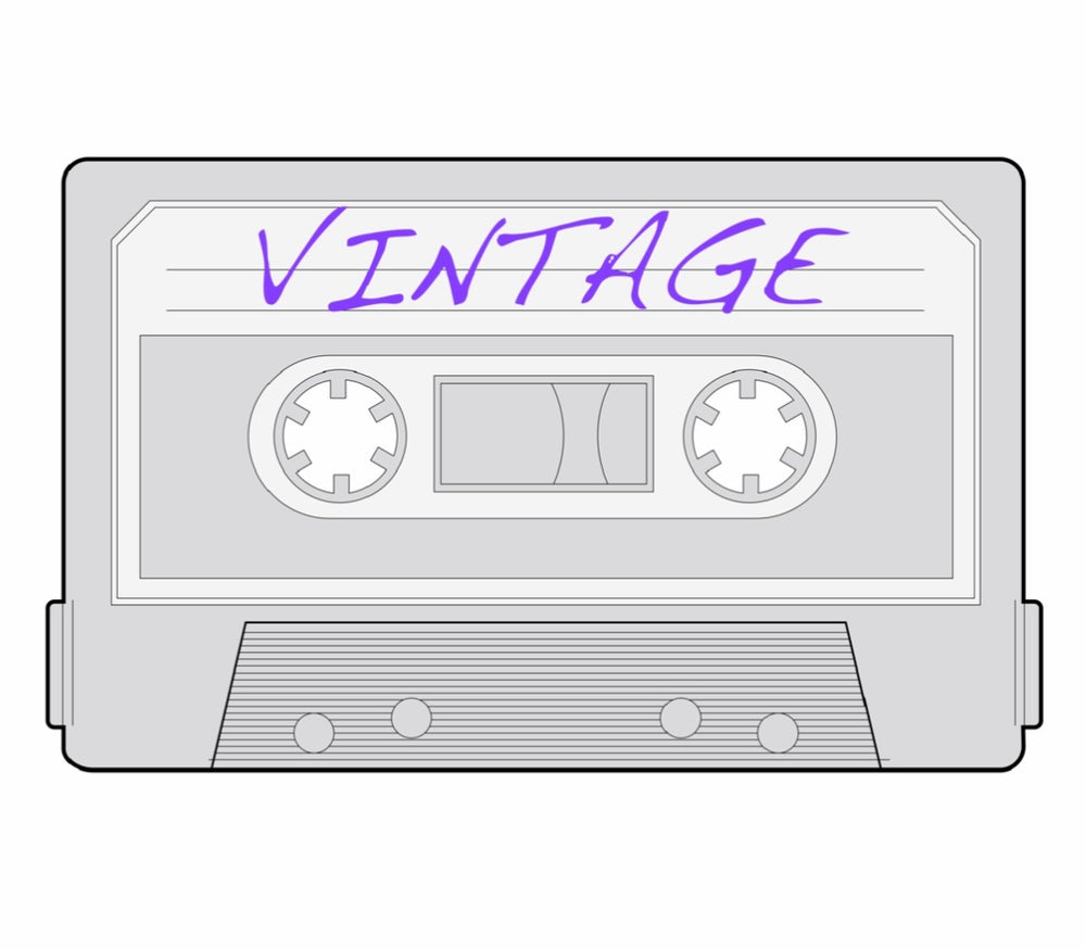 Vintage Cassette Tape Decal