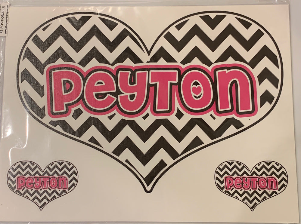 Sample Sale - Peyton - Oversized Heart Decal