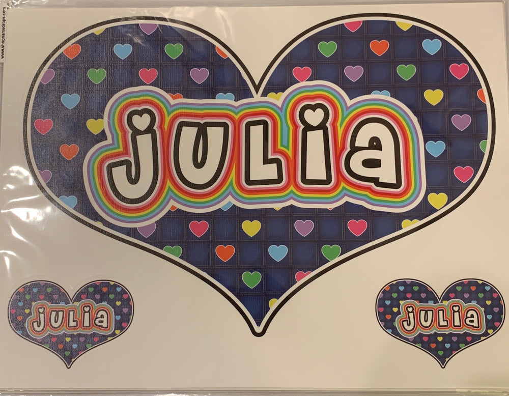 Sample Sale - Julia - Oversized Heart Decal