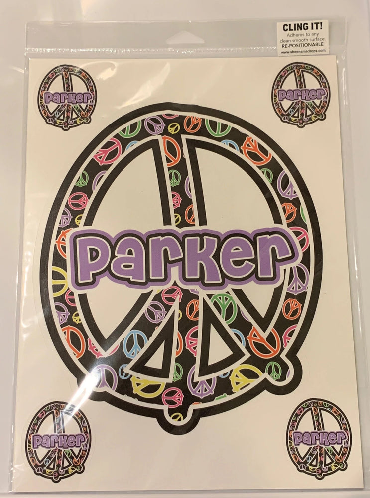 Sample Sale - Parker - Large Peace Decal Sheet