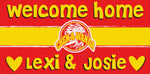 Welcome Home Banner - Logo'd with Hearts