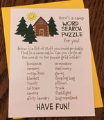 Card from Home - Word Search