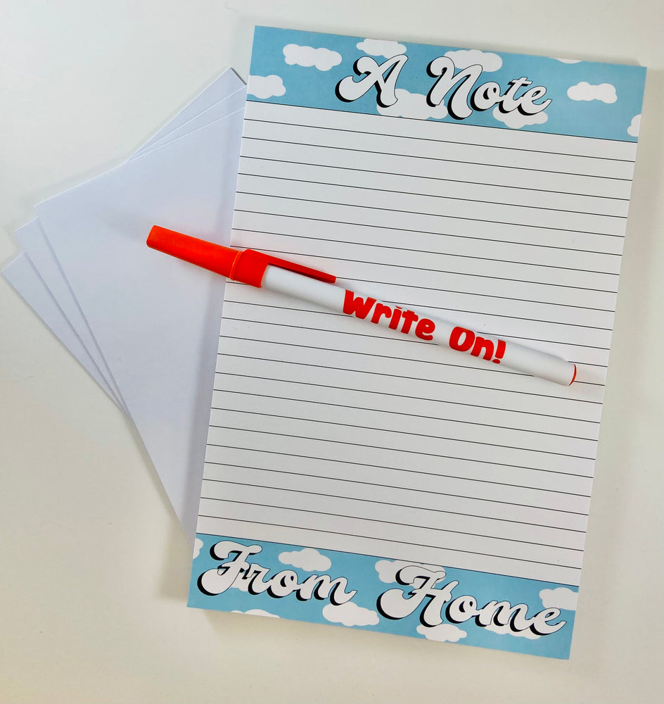 A Note From Home - 20 Page Notepad