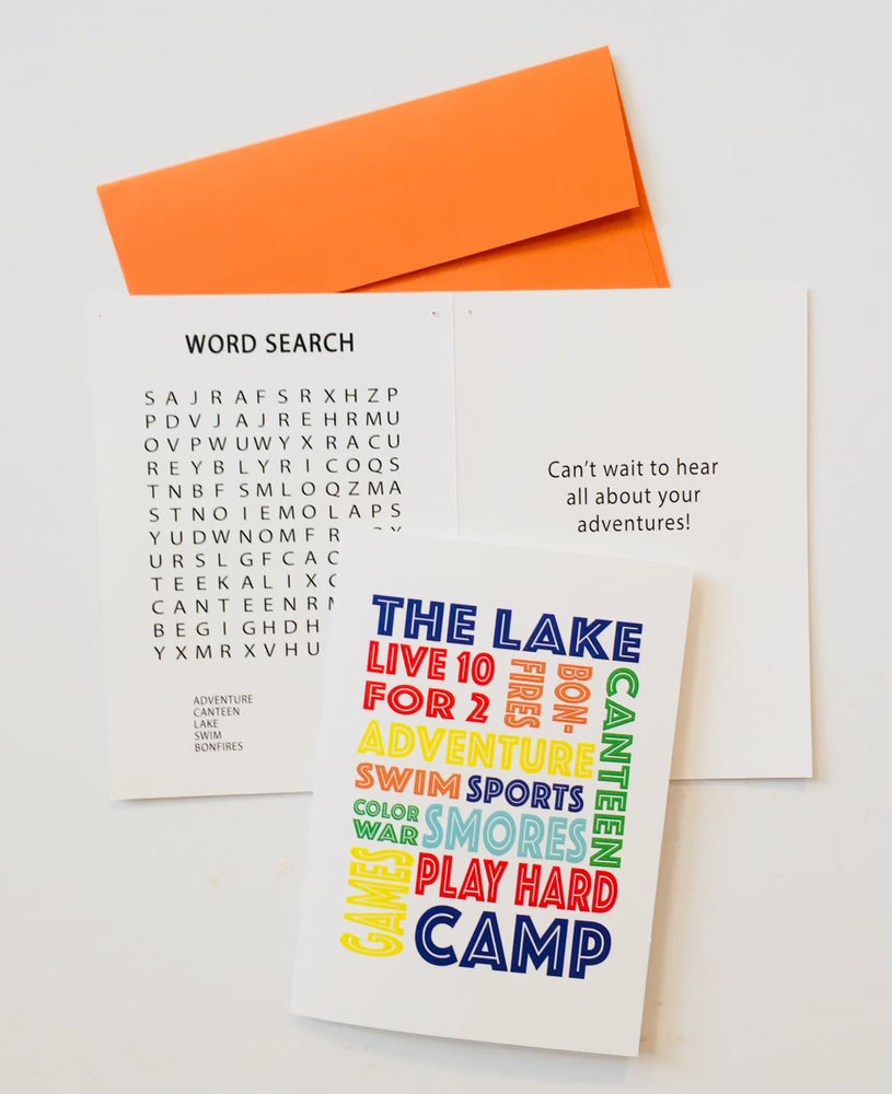 Card from Home - Camp Stuff