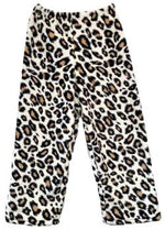 Fuzzy Pajama Pants - Leopard