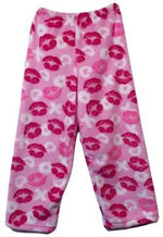Fuzzy Pajama Pants - XOXO Lips