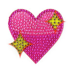 Sparkling Pink Heart - 2" StickerBeans Sticker