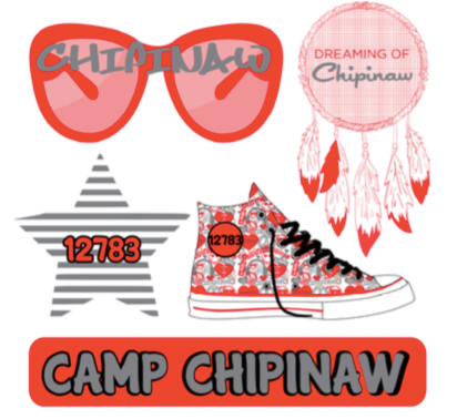 Small Camp Decal Sheet - "Sunglasses"