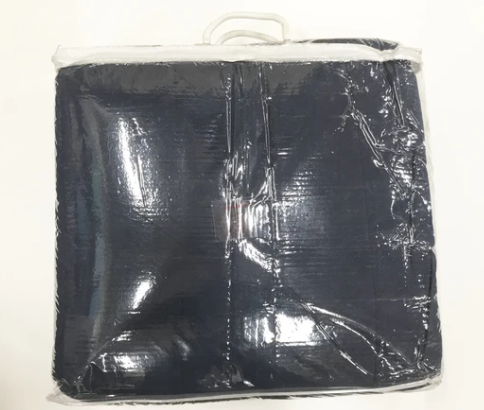 Jersey Knit Camp Comforter - Reversible Black/Grey