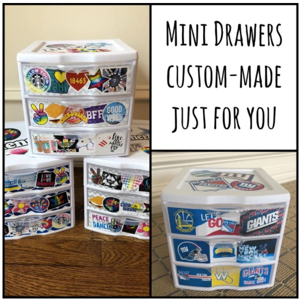 Mini and Medium Drawers - Favorite Things with background