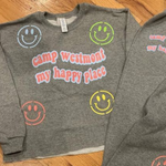 Happy Place Hoodie or Crew Sweatshirt