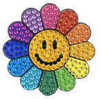 Rainbow Daisy - 2" StickerBeans Sticker