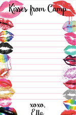 Lots of Lips Personalized Notepad