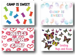 Camper Postcard Pack - Sweet & Pretty