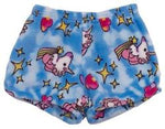 Fuzzy Pajama Shorts (girls) - Unicorns