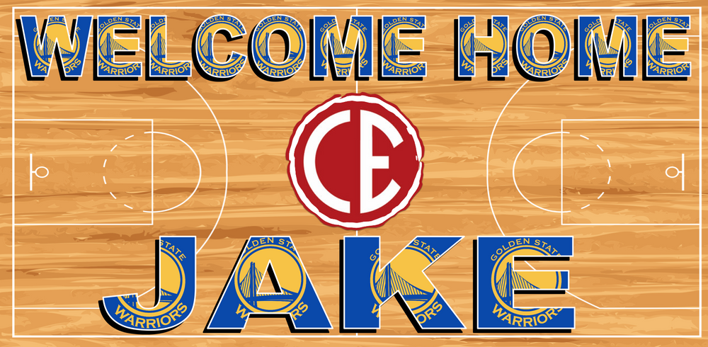 Welcome Home Banner - Basketball