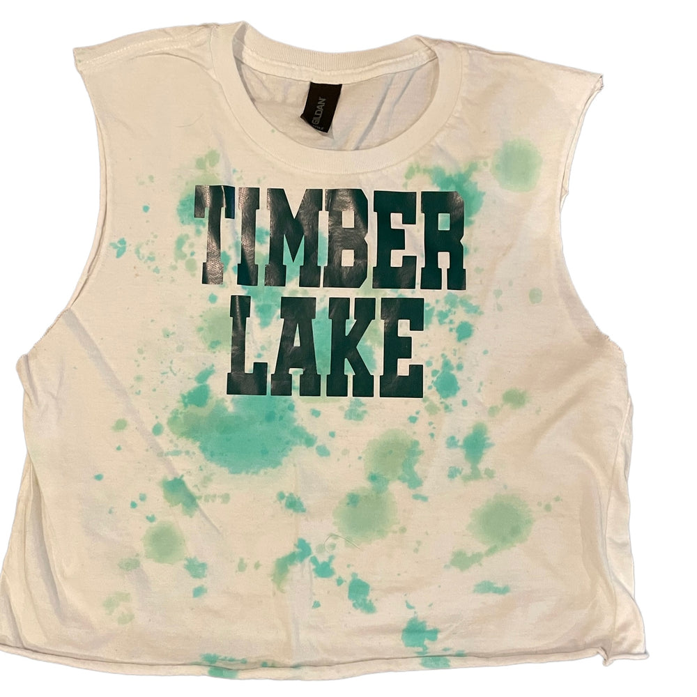 Sample Sale - Timber Lake - Watercolor Splatter Tank