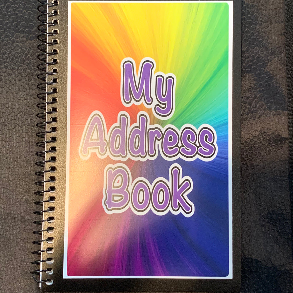 Address Book - Rainbow Swirl