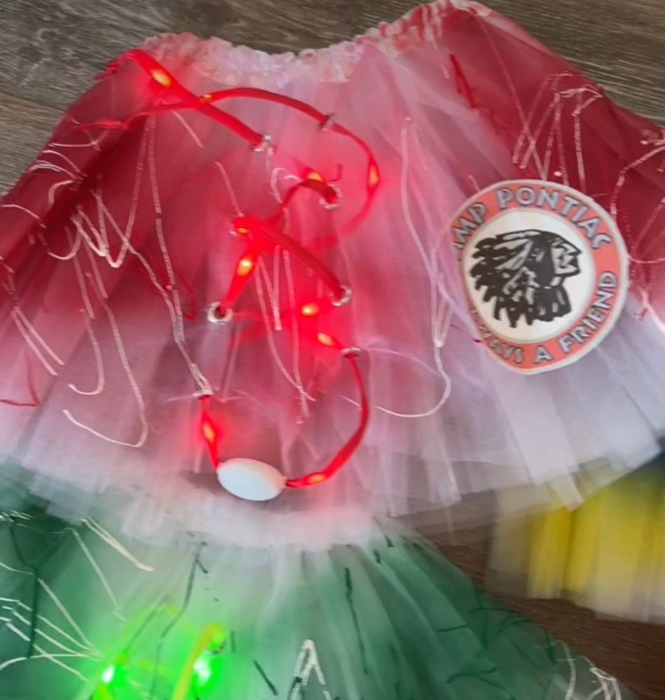 Splattered & Sprayed Camp Tutus with Light Up Laces
