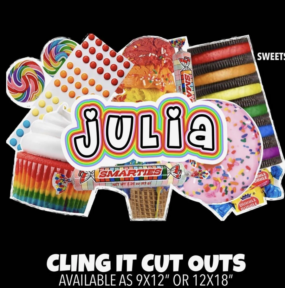 Cling It Cut Out - Candy Sweets