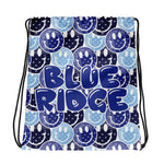 Bandana Smiley Background Drawstring Bag