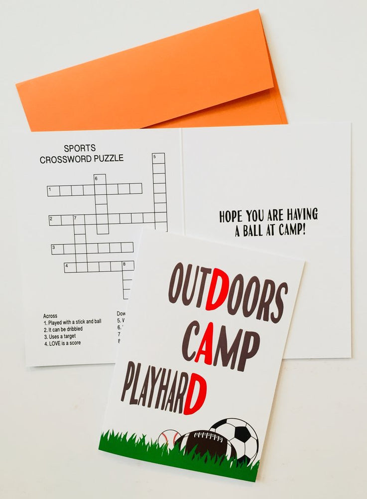 Card from Home - Card from Dad - Outdoors Camp Playhard