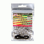 Tell Your Story Alphabet Bead Bag - Silver