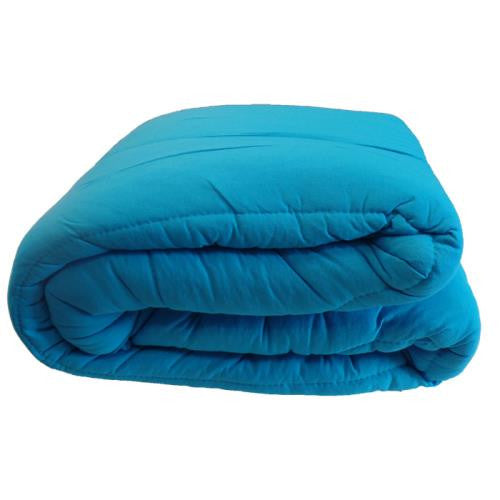 Jersey Knit Camp Comforter - Turquoise